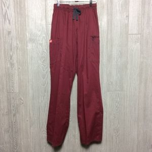 New Burgundy Dickies Scrub Pants